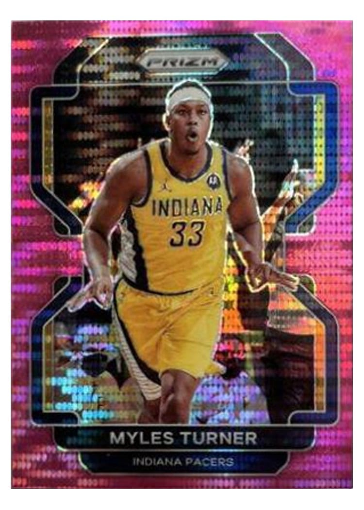 2021-22 Panini Prizm Base Set Myles Turner #175 card