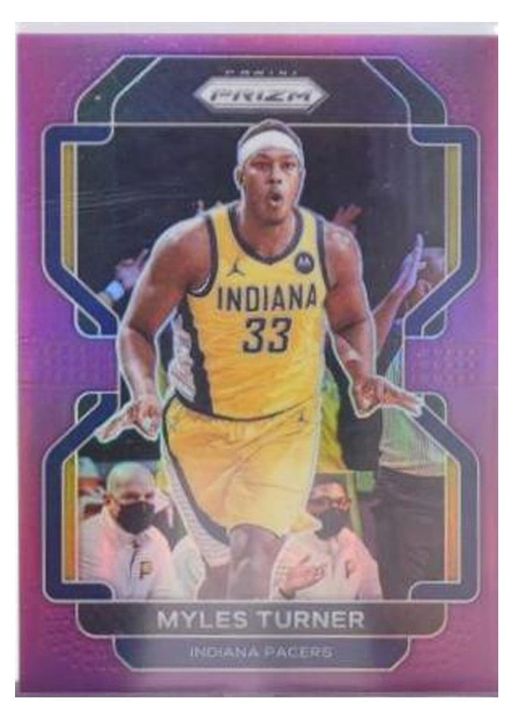 2021-22 Panini Prizm Base Set Myles Turner #175 card