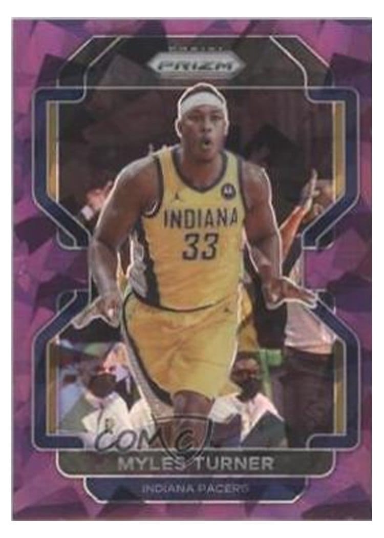 2021-22 Panini Prizm Base Set Myles Turner #175 card