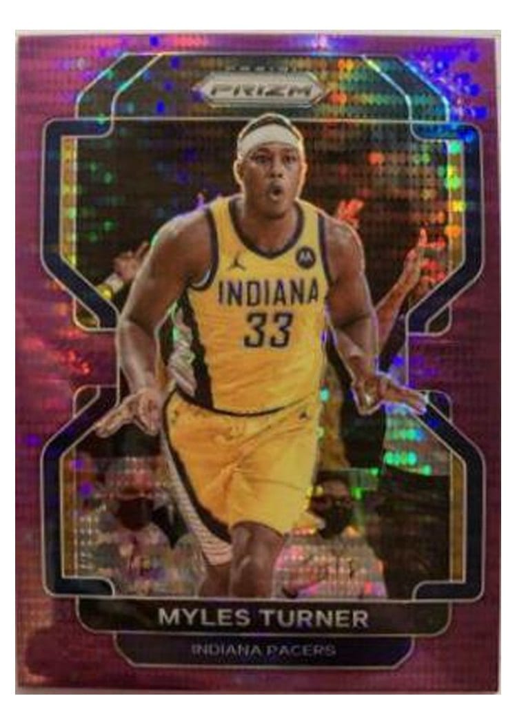 2021-22 Panini Prizm Base Set Myles Turner #175 card