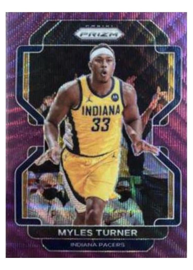 2021-22 Panini Prizm Base Set Myles Turner #175 card