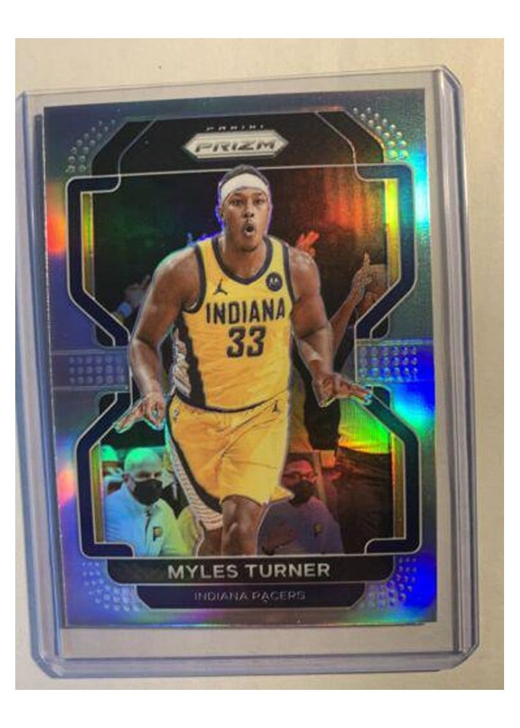 2021-22 Panini Prizm Base Set Myles Turner #175 card