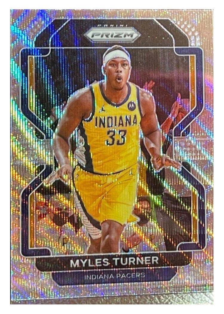 2021-22 Panini Prizm Base Set Myles Turner #175 card