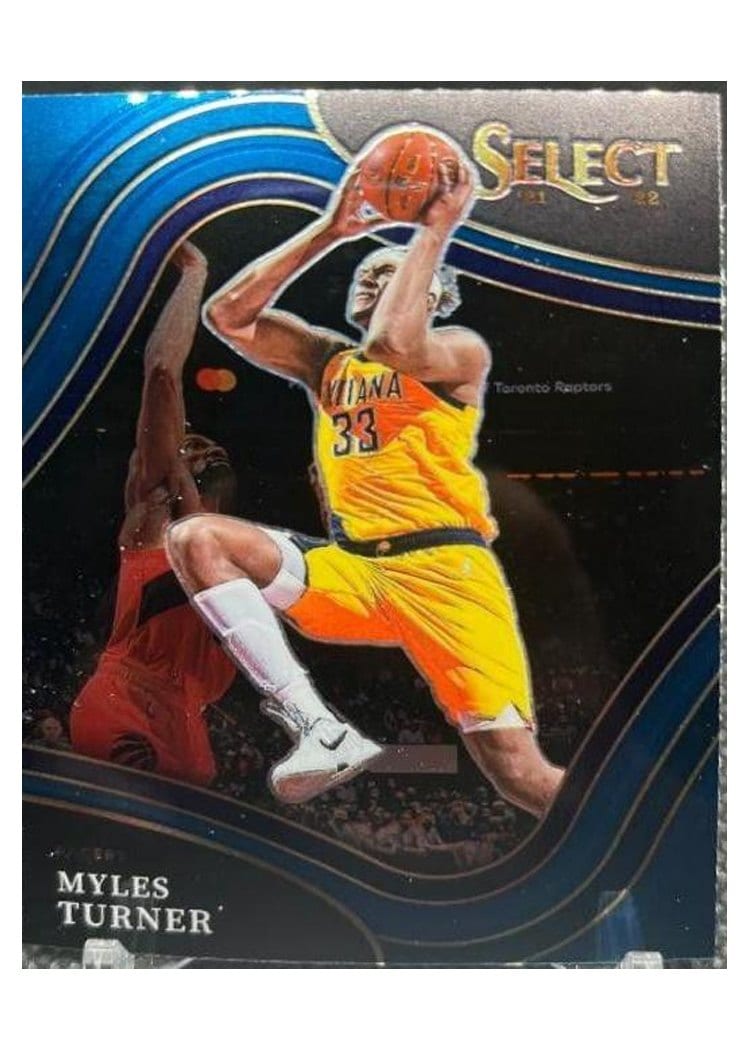 2021-22 Panini Select Base Set Myles Turner #201 card