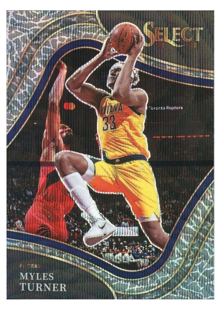 2021-22 Panini Select Base Set Myles Turner #201 card