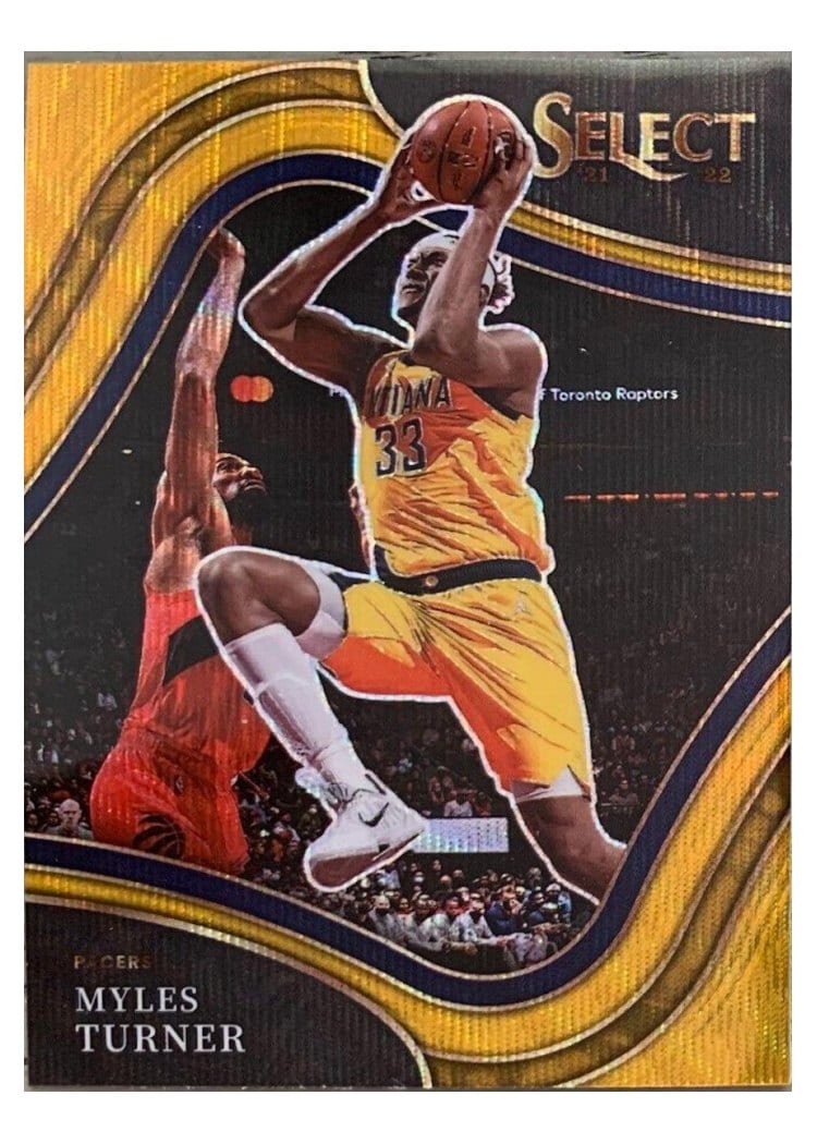 2021-22 Panini Select Base Set Myles Turner #201 card