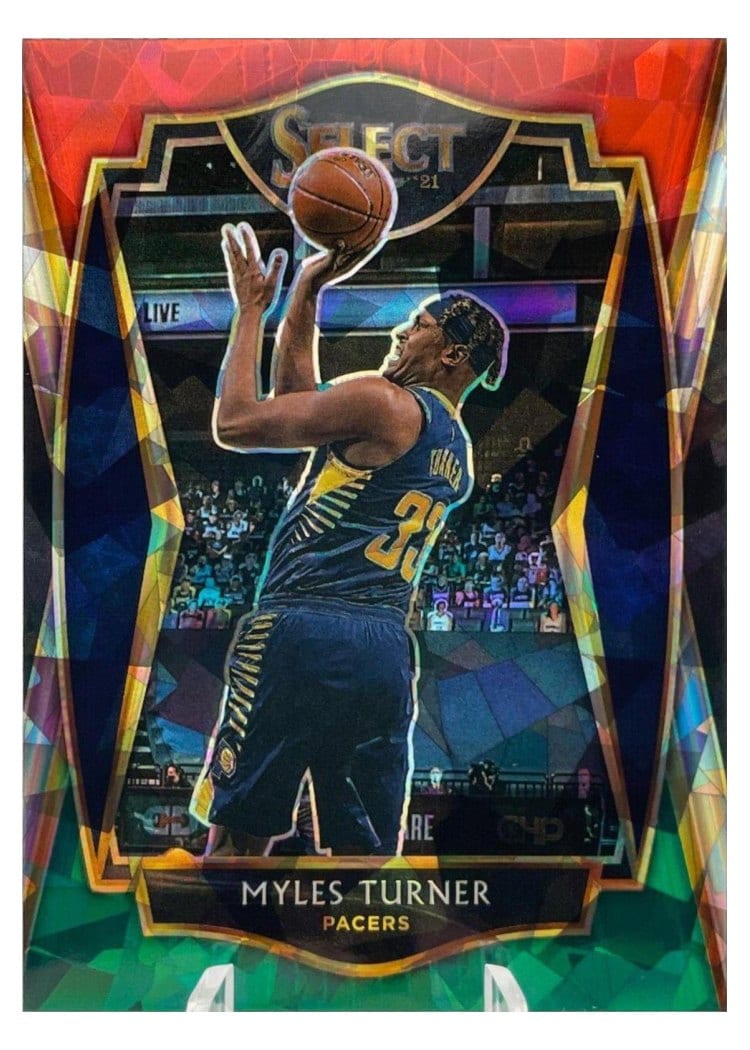 2021-22 Panini Select Base Set Myles Turner #201 card