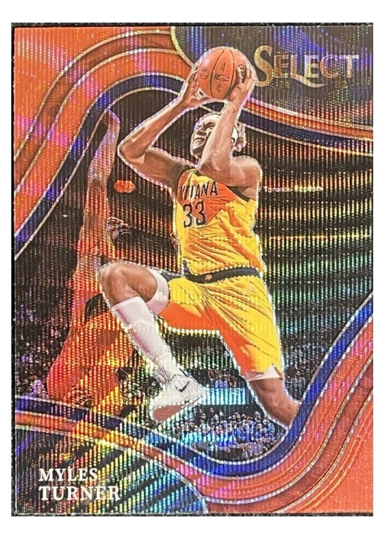2021-22 Panini Select Base Set Myles Turner #201 card