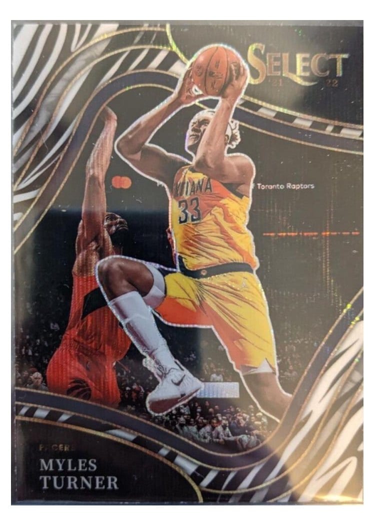 2021-22 Panini Select Base Set Myles Turner #201 card