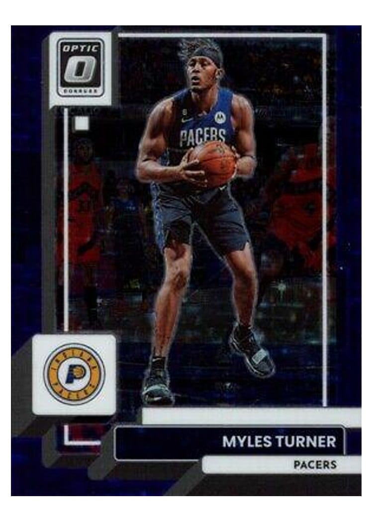 2022-23 Donruss Optic Base Set Myles Turner #89 card
