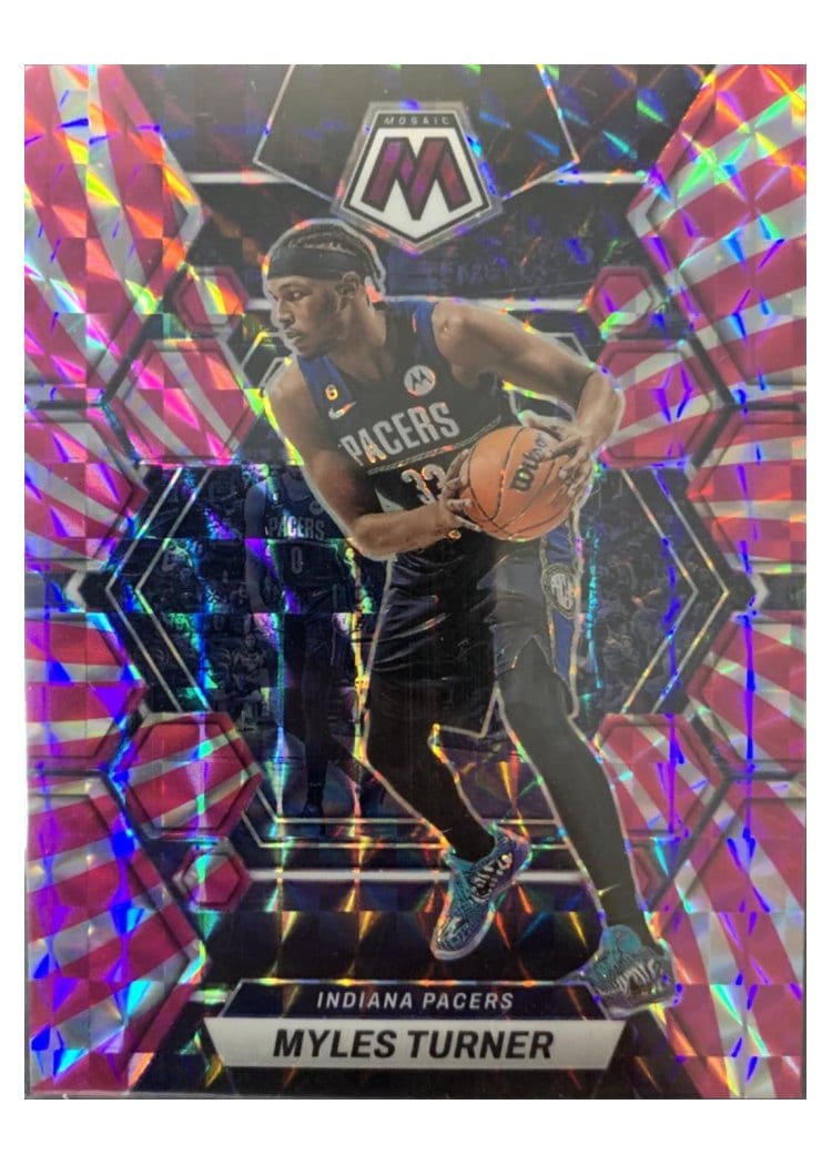 2022-23 Panini Mosaic Base Set Myles Turner #36 card