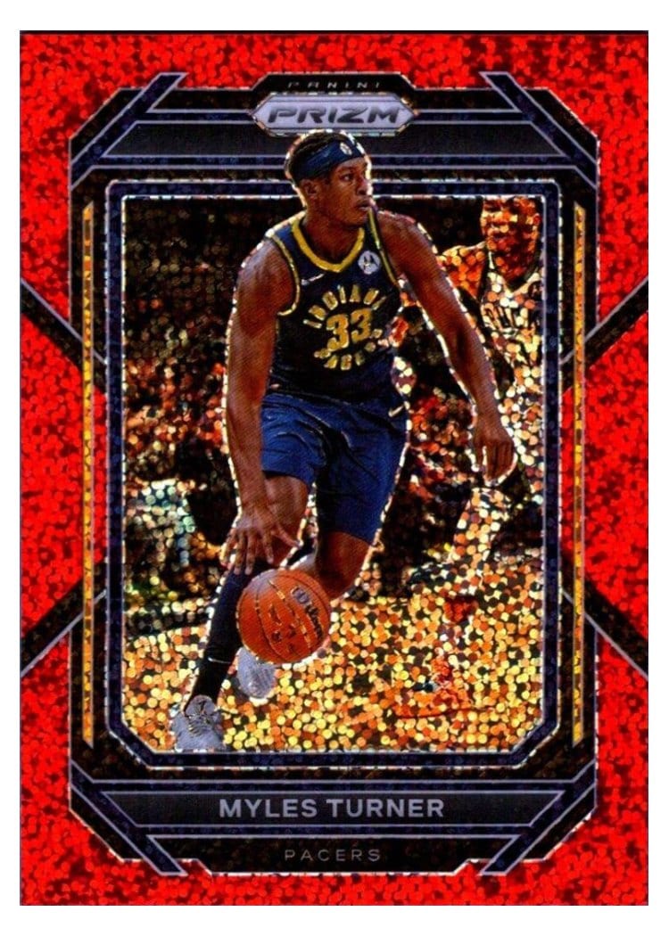 2022-23 Panini Prizm Base Set Myles Turner #108 card