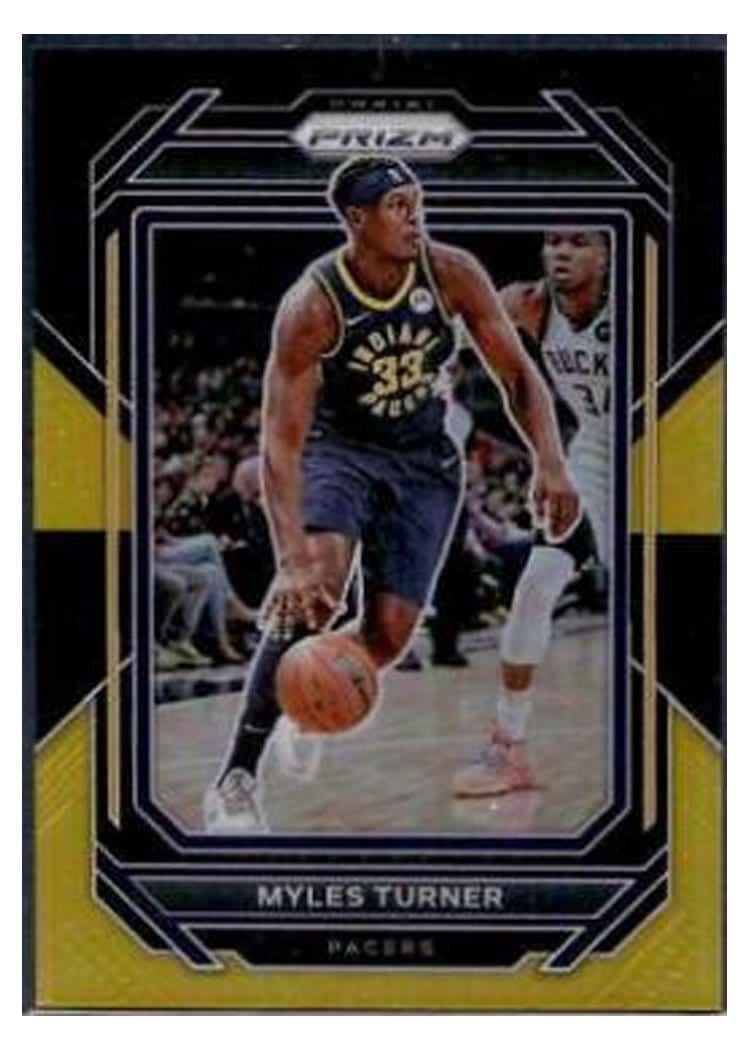 2022-23 Panini Prizm Base Set Myles Turner #108 card