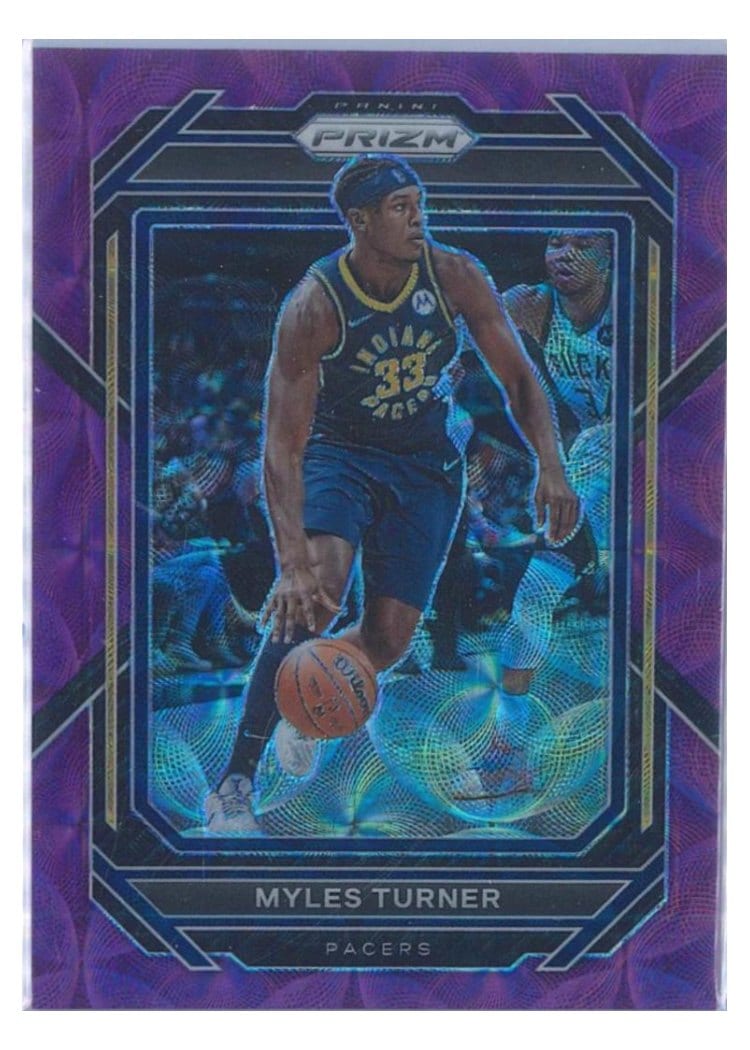 2022-23 Panini Prizm Base Set Myles Turner #108 card