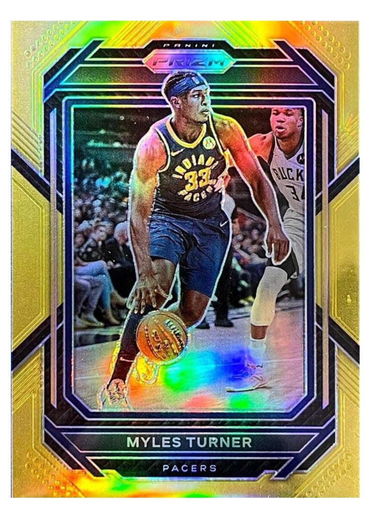 2022-23 Panini Prizm Base Set Myles Turner #108 card