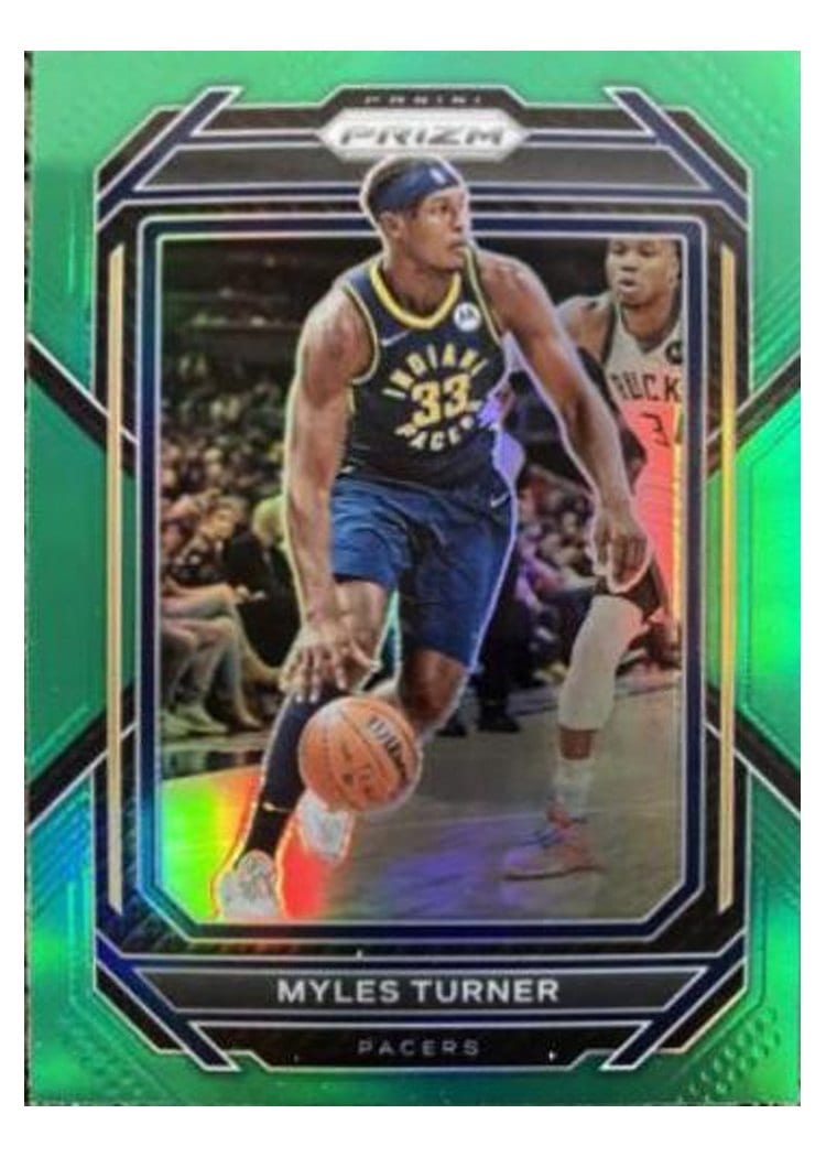 2022-23 Panini Prizm Base Set Myles Turner #108 card