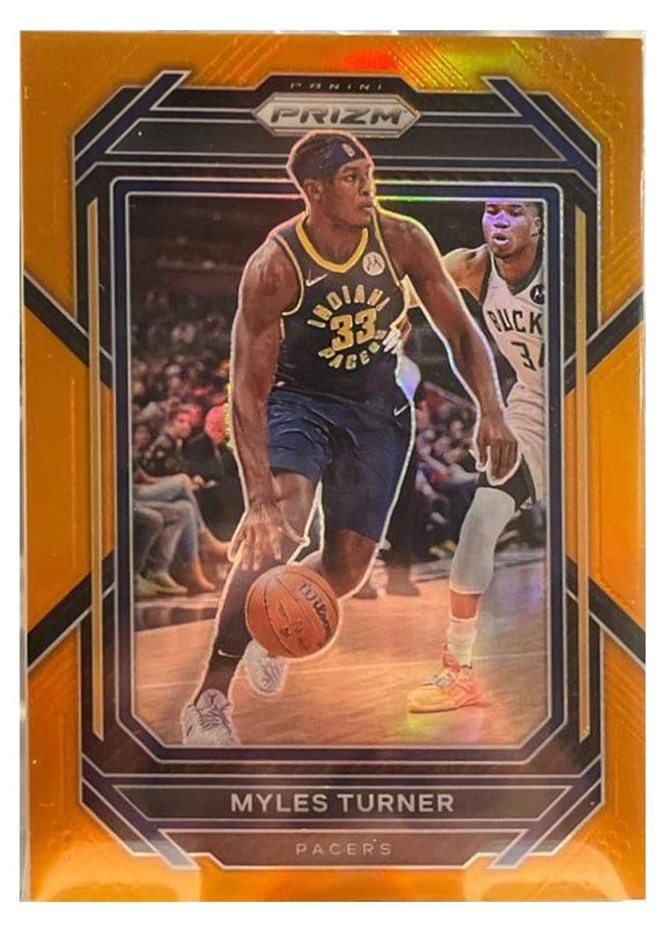 2022-23 Panini Prizm Base Set Myles Turner #108 card
