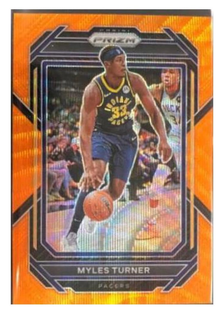 2022-23 Panini Prizm Base Set Myles Turner #108 card