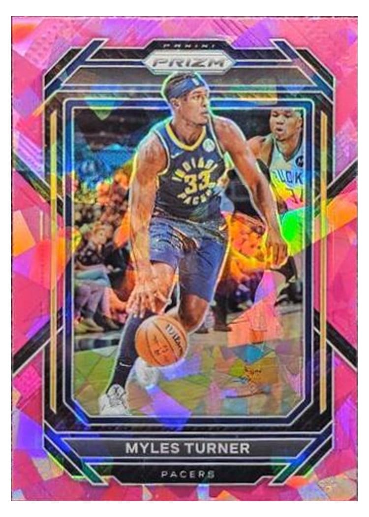 2022-23 Panini Prizm Base Set Myles Turner #108 card