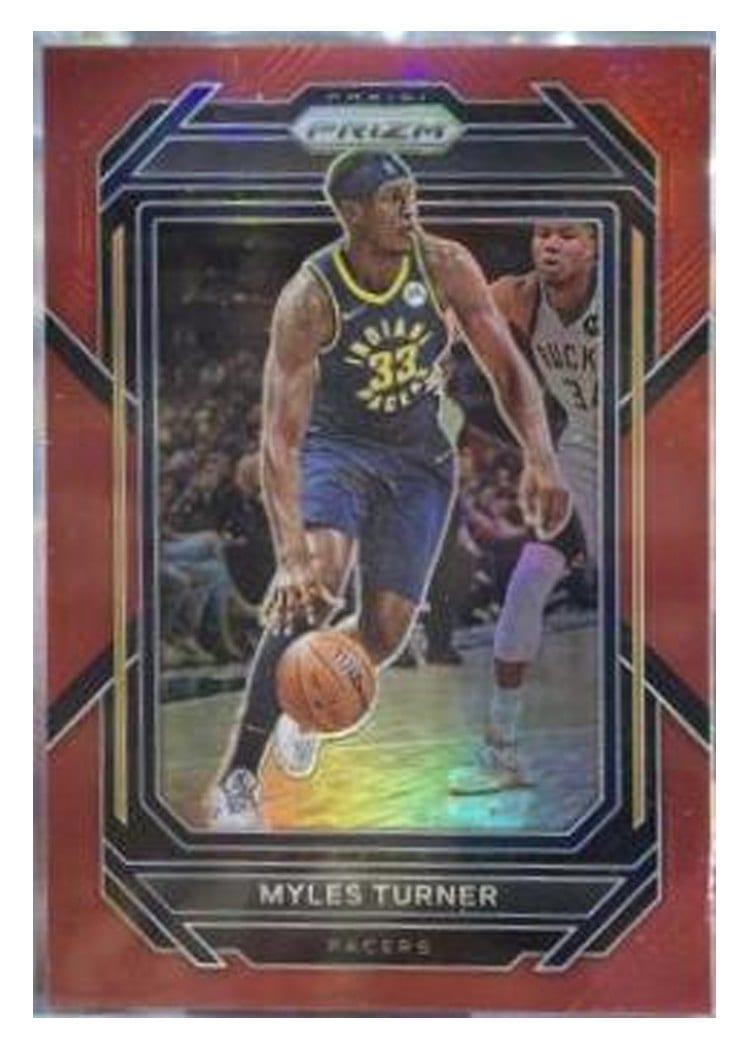 2022-23 Panini Prizm Base Set Myles Turner #108 card