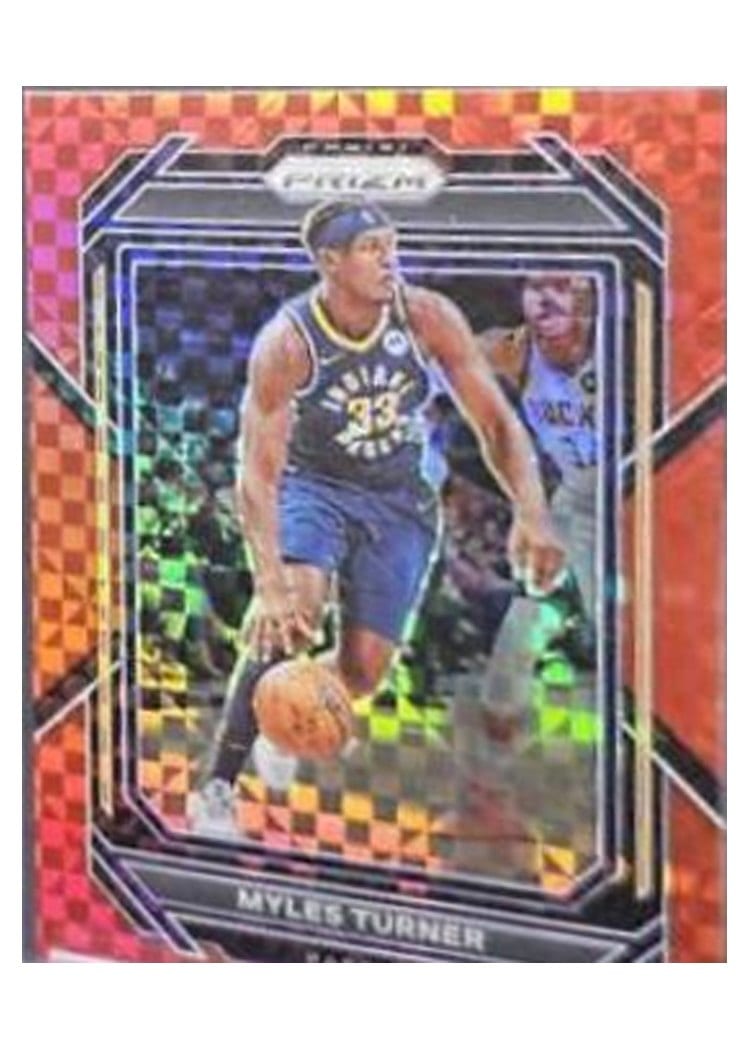 2022-23 Panini Prizm Base Set Myles Turner #108 card