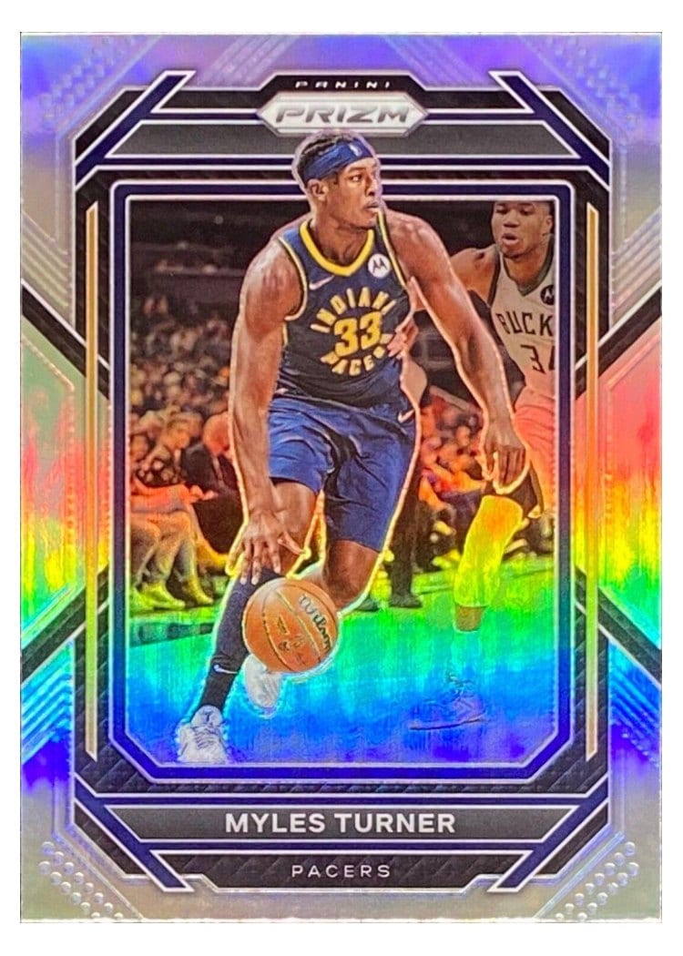 2022-23 Panini Prizm Base Set Myles Turner #108 card