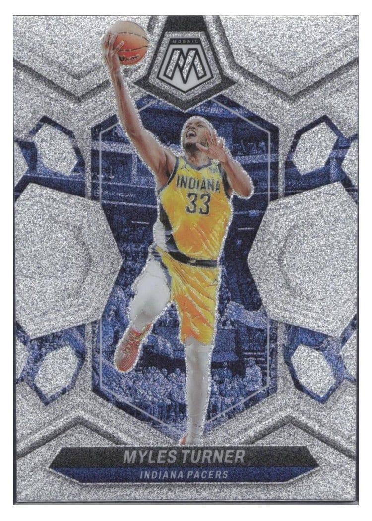 2023-24 Panini Mosaic Base Set Myles Turner #198 card