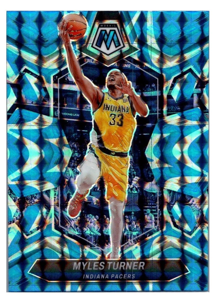 2023-24 Panini Mosaic Base Set Myles Turner #198 card