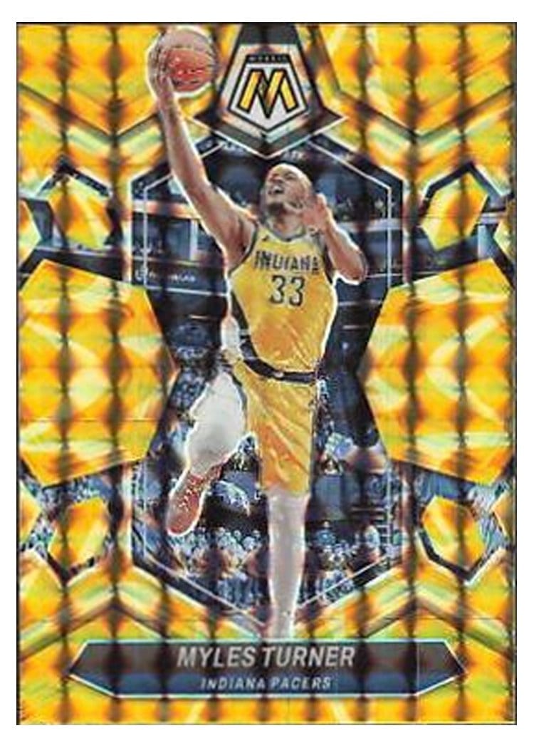 2023-24 Panini Mosaic Base Set Myles Turner #198 card