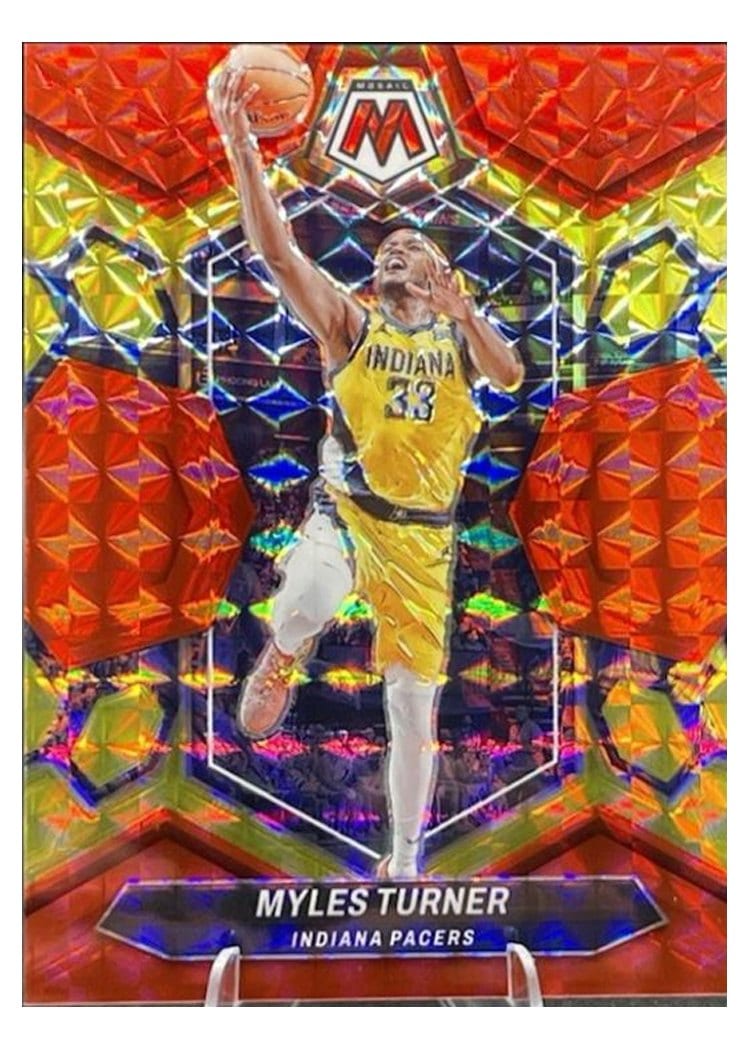 2023-24 Panini Mosaic Base Set Myles Turner #198 card