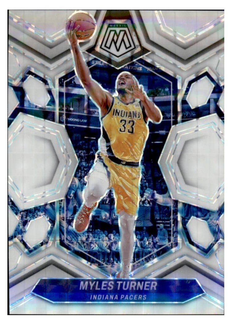 2023-24 Panini Mosaic Base Set Myles Turner #198 card
