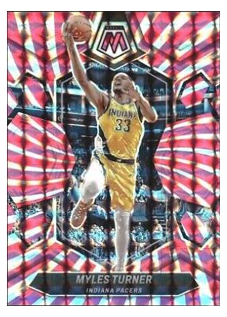 2023-24 Panini Mosaic Base Set Myles Turner #198 card