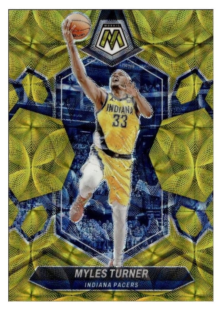 2023-24 Panini Mosaic Base Set Myles Turner #198 card