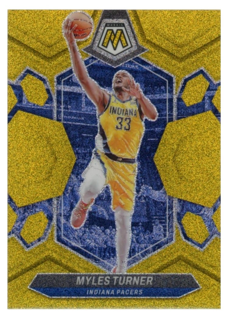 2023-24 Panini Mosaic Base Set Myles Turner #198 card