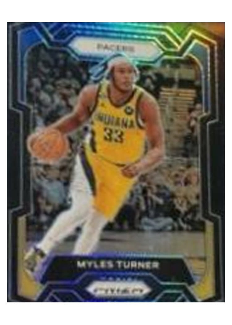 2023-24 Panini Prizm Base Set Myles Turner #34 card