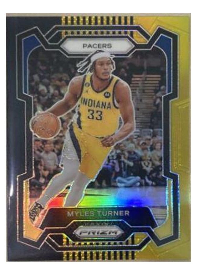 2023-24 Panini Prizm Base Set Myles Turner #34 card