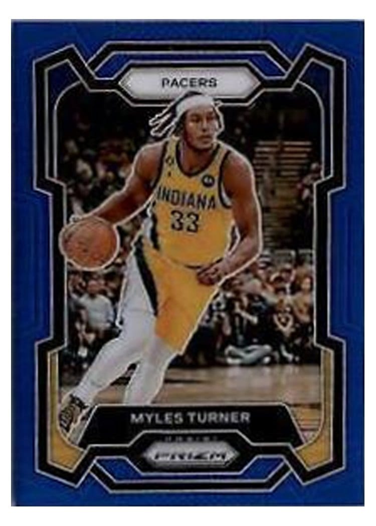 2023-24 Panini Prizm Base Set Myles Turner #34 card