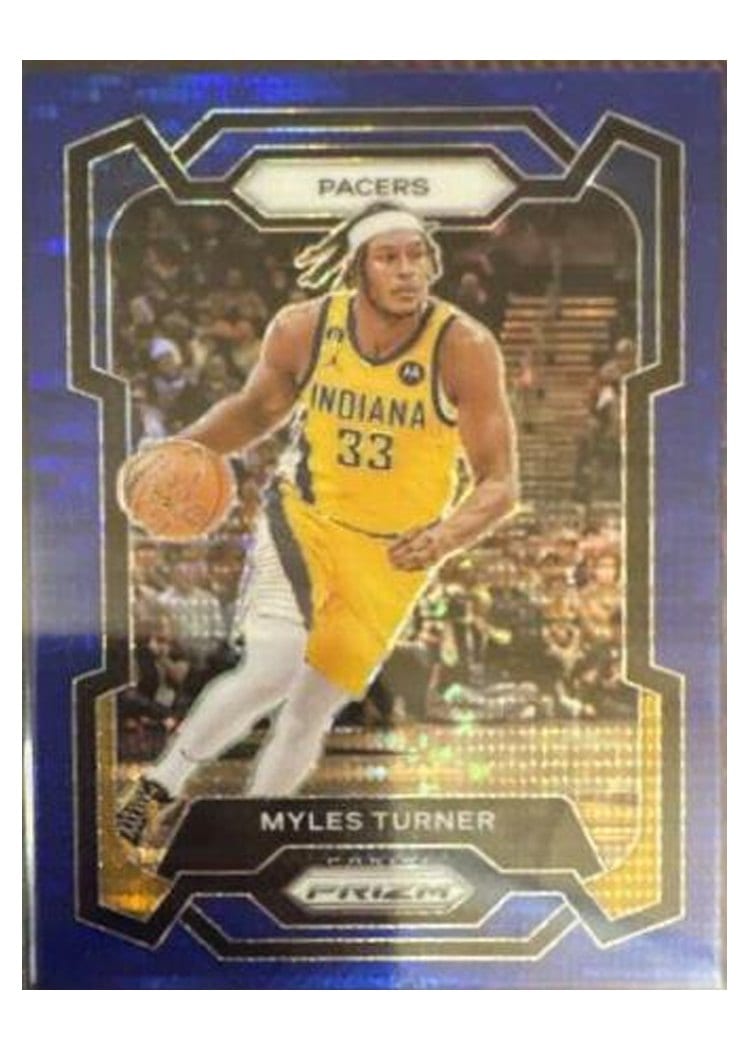 2023-24 Panini Prizm Base Set Myles Turner #34 card