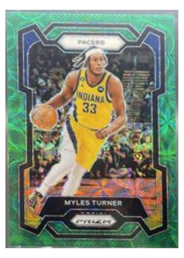 2023-24 Panini Prizm Base Set Myles Turner #34 card