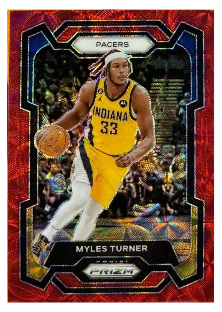 2023-24 Panini Prizm Base Set Myles Turner #34 card