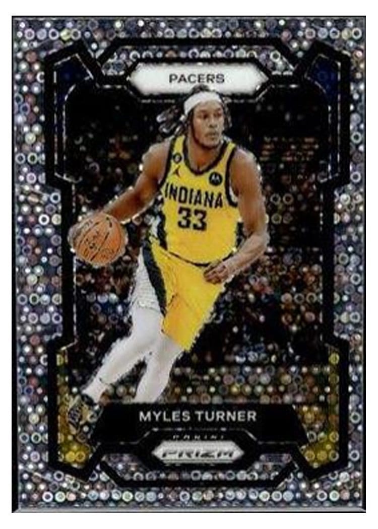 2023-24 Panini Prizm Base Set Myles Turner #34 card