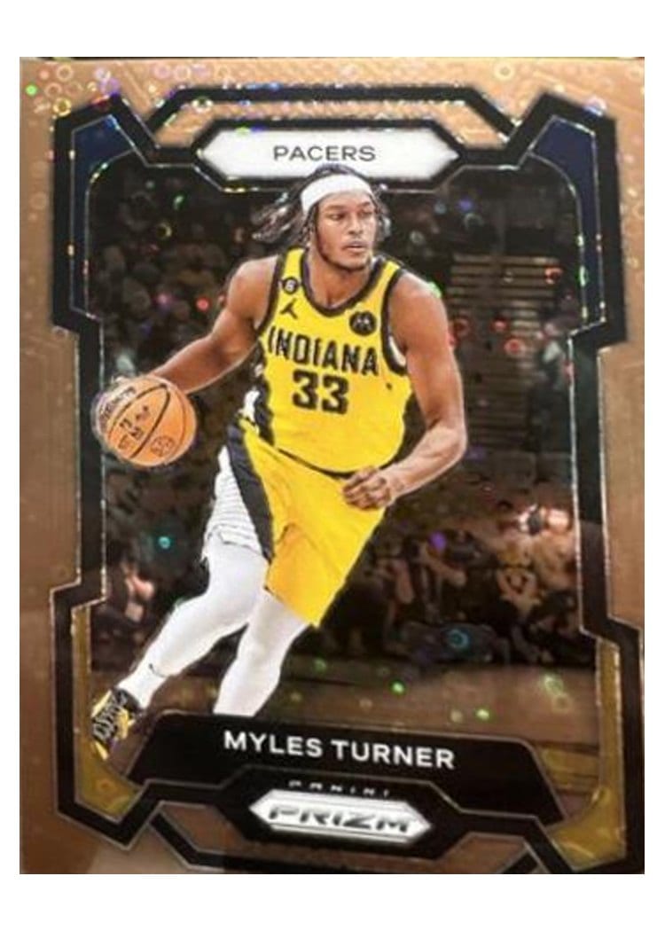 2023-24 Panini Prizm Base Set Myles Turner #34 card