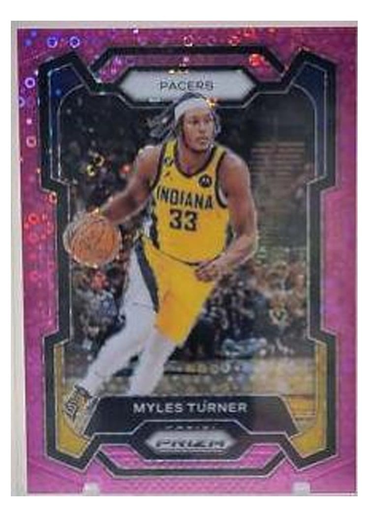 2023-24 Panini Prizm Base Set Myles Turner #34 card