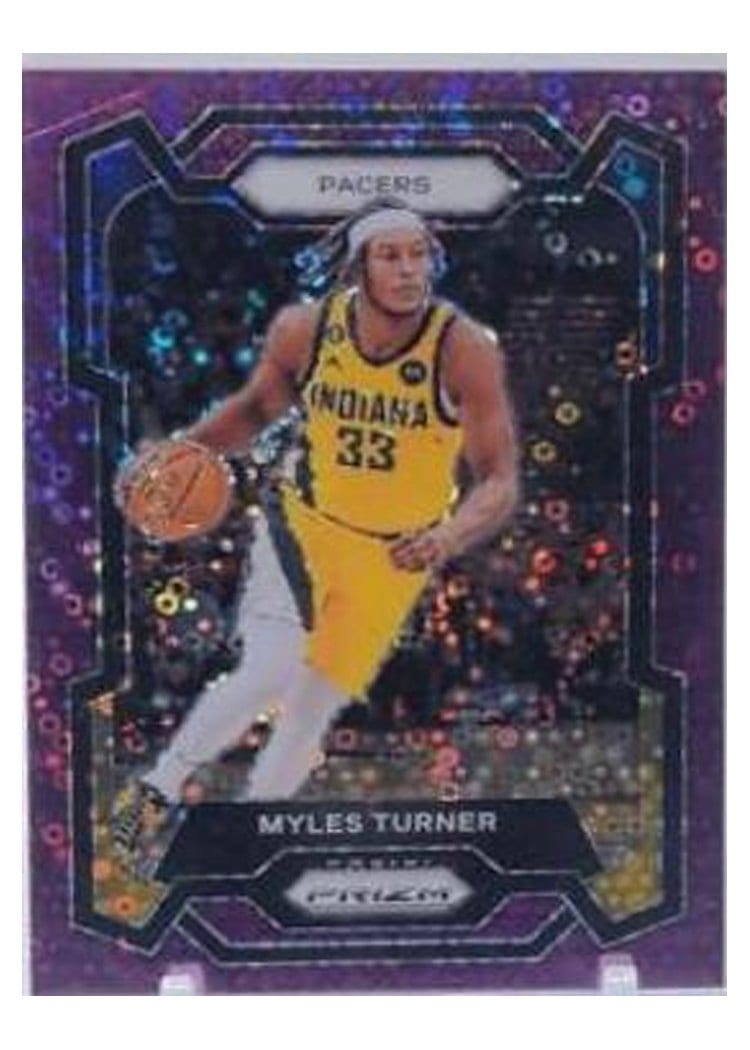 2023-24 Panini Prizm Base Set Myles Turner #34 card