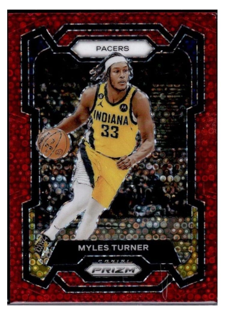 2023-24 Panini Prizm Base Set Myles Turner #34 card