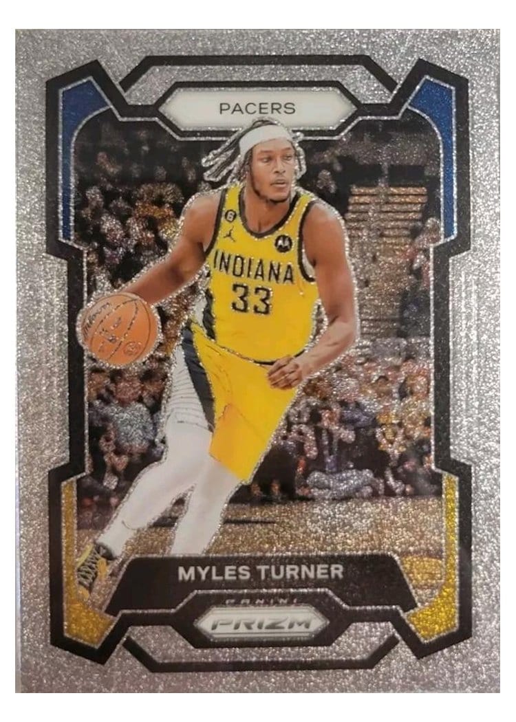2023-24 Panini Prizm Base Set Myles Turner #34 card