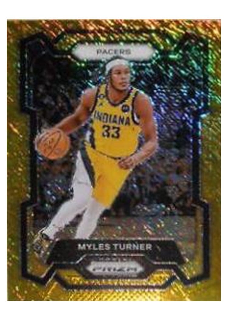 2023-24 Panini Prizm Base Set Myles Turner #34 card