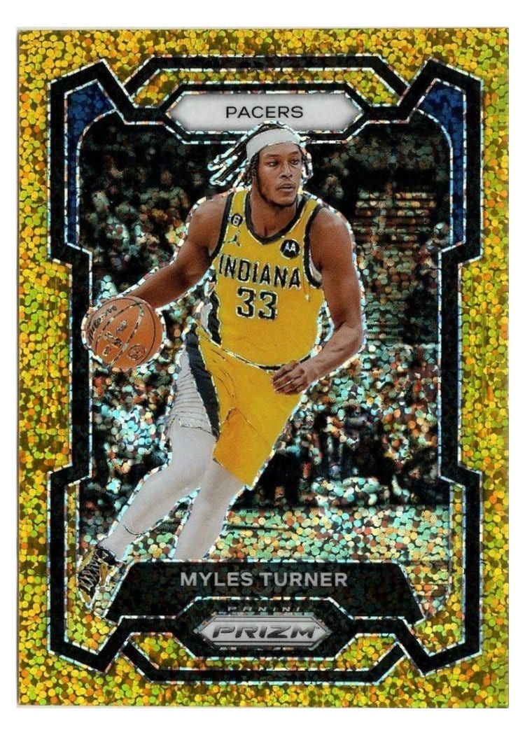 2023-24 Panini Prizm Base Set Myles Turner #34 card