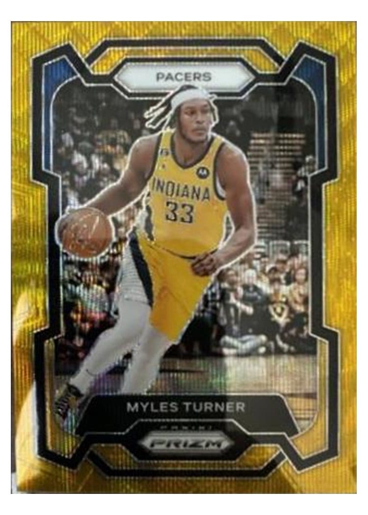 2023-24 Panini Prizm Base Set Myles Turner #34 card