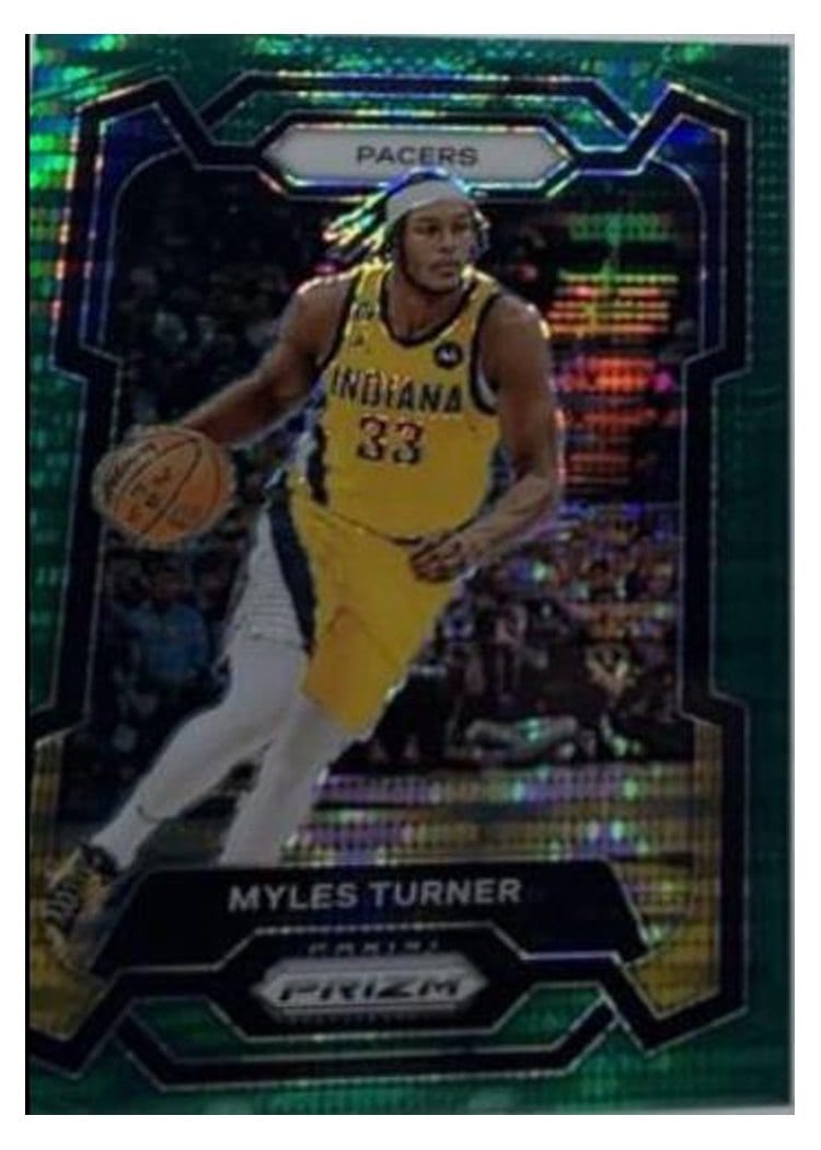 2023-24 Panini Prizm Base Set Myles Turner #34 card